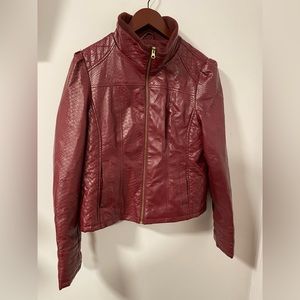 Faux Leather Jacket